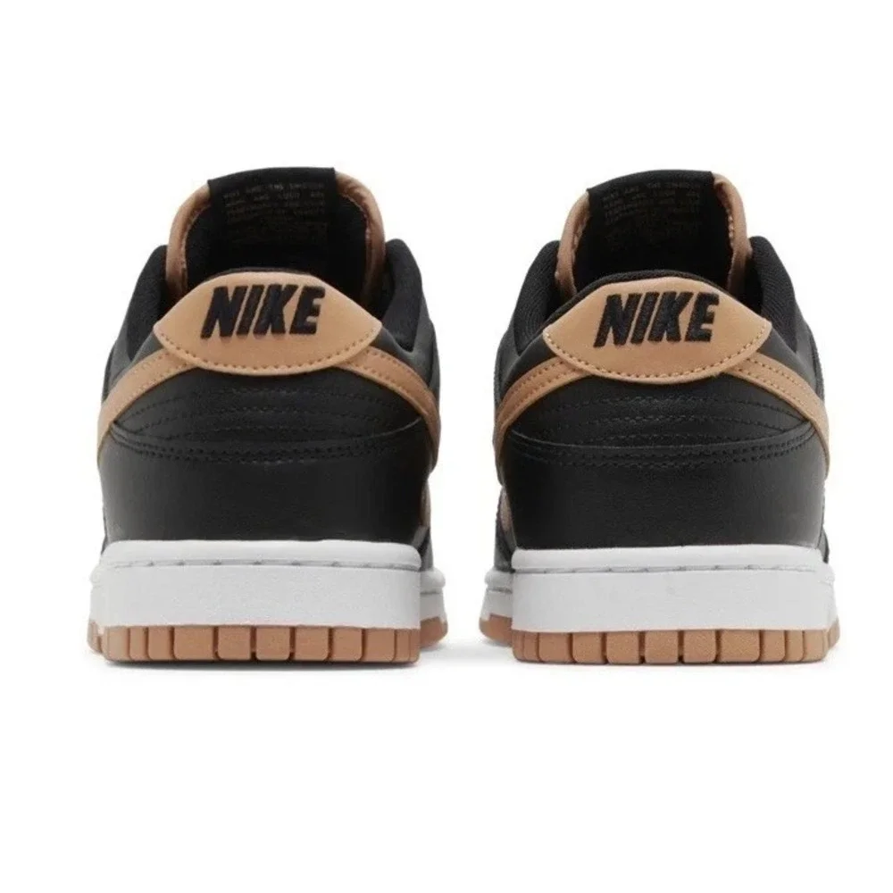 Men's Size 6.5 - Nike Dunk Low Retro Shoes Black-Amber Brown DV0831-004  NEW